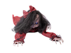 Halloween-Figur kriechende Mathilda, animiert, 110 cm