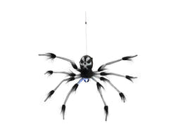 Halloween nedfirende edderkop, animeret, 60 cm