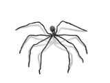 Halloween-Riesenspinne, grau, 230 cm