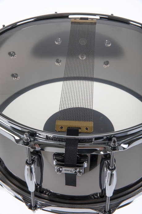 Gretsch Full Range Black Nickel over Steel snare-drum 14" x 6,5"