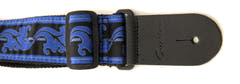 Ovation Signature Gitarrengurt aus Nylon, Leaf, Regal Blue/Black