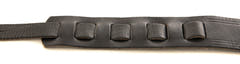 Ovation Premium Gitarrengurt aus Leder, Leaf, Black