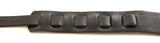 Ovation Premium Gitarrengurt aus Leder, Leaf, Black