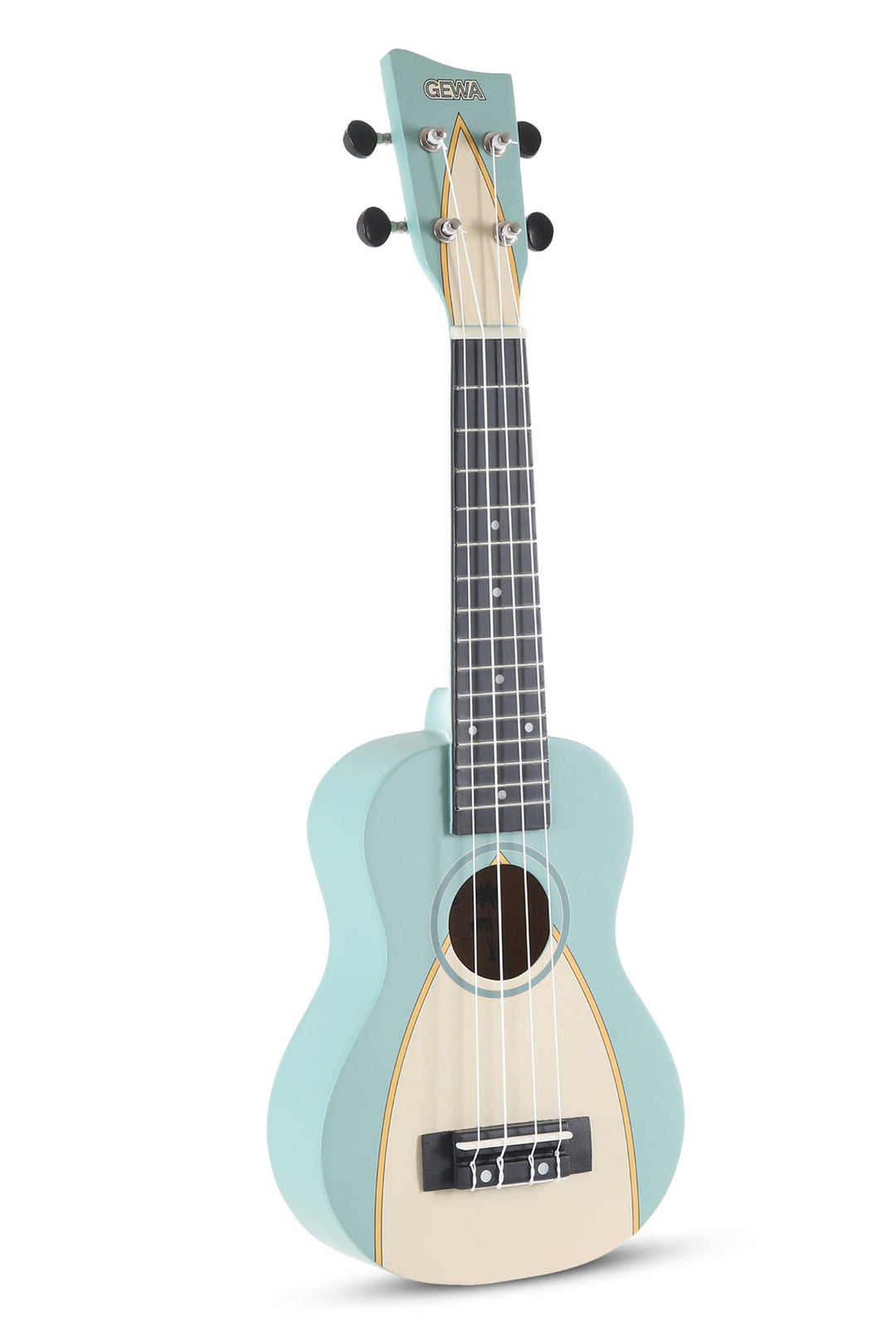 GEWA Sopran-Ukulele Manoa Surf Style - Sopran (Pacific Lagoon)
