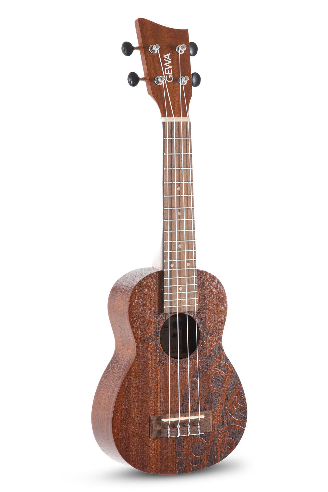 GEWA Sopran Ukulele Manoa Tattoo - Sopran (Inka Design)