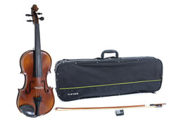 GEWA Geigen Allegro - 4/4 (Spielbereit inkl. Geigen case, Massaranduba Bogen, Larsen Aurora Saiten, transportsicher)