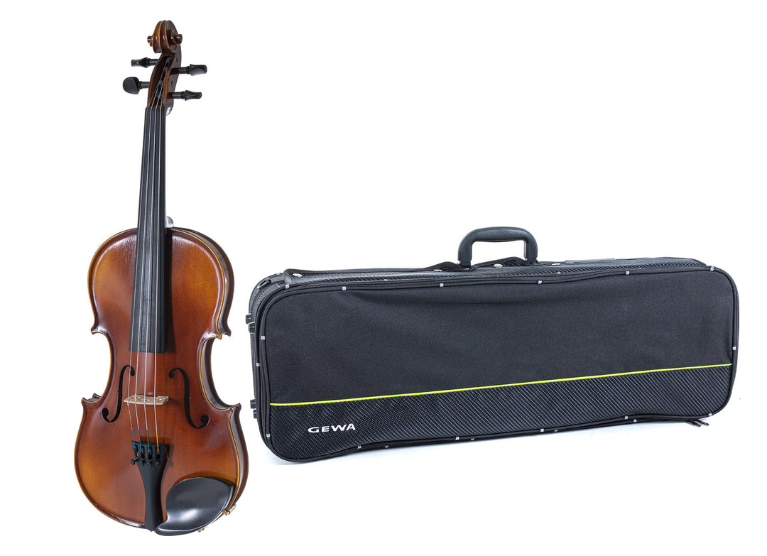 GEWA Violin Allegro - 4/4 Linkshand (Spielbereit inkl. Geigen-Case, ohne Bogen, mit Larsen Aurora Saiten)