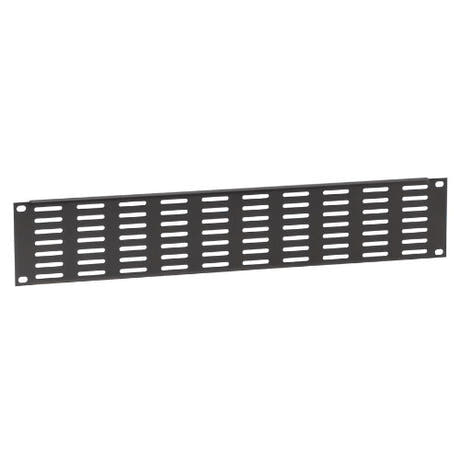 Adam Hall 87222 VH U-förmiges Belüftungs-Rack-Panel 2 HE Stahl