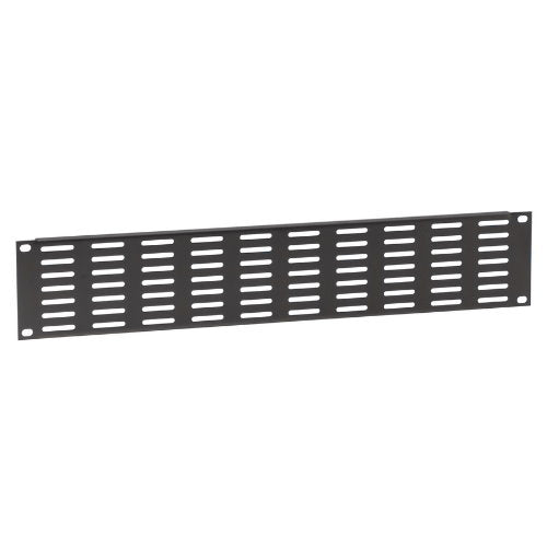 Adam Hall 87222 VH U-förmiges Belüftungs-Rack-Panel 2 HE Stahl