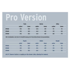 Adam Hall 87403 A Rack Schublade 3 HE Aluminium (3,4kg)