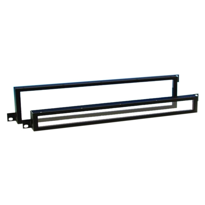 Adam Hall 87442 Frontplatte mit Plexiglas 2 HE (19")