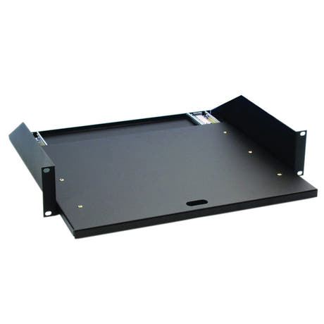 Adam Hall 87555 Rack Ablage 2 HE mit Auszug (19")