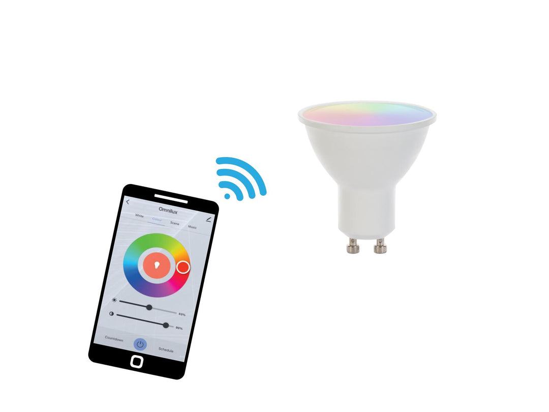 EUROLITE Set PAR-16 Spot bk + LED GU10 RGB/WW/CW WiFi