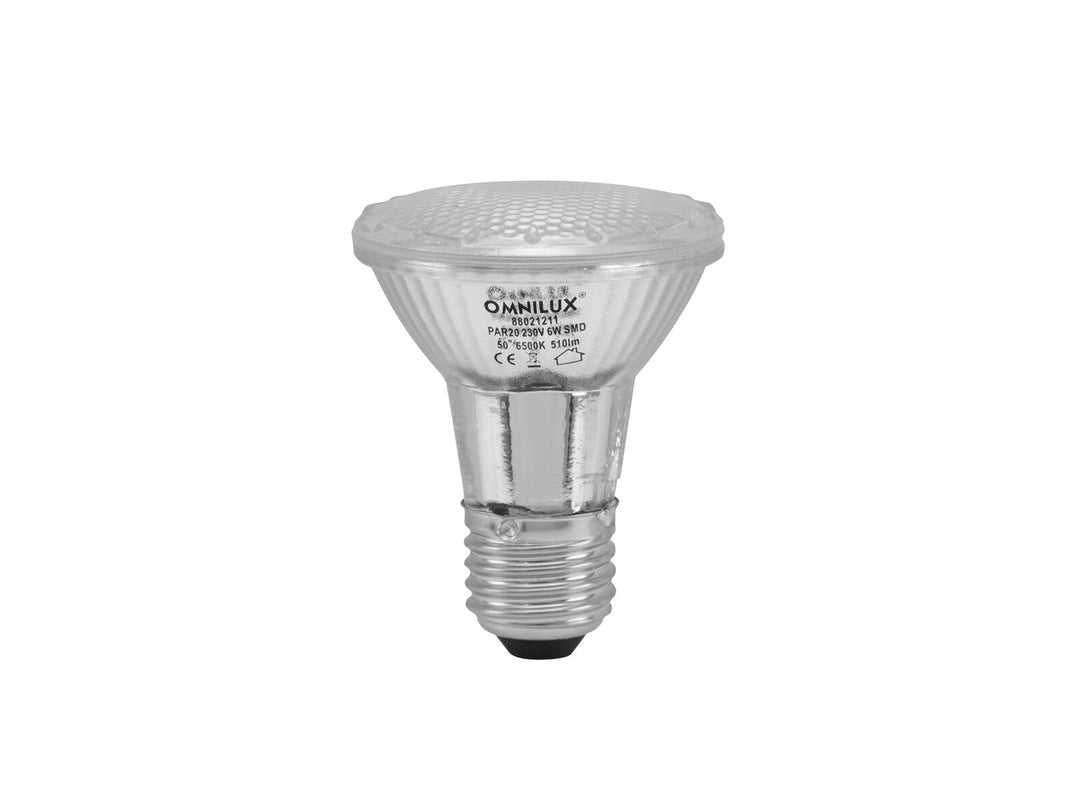 EUROLITE Set PAR-20 Spot silber + PAR-20 230V SMD 6W E-27 LED 6500K