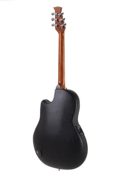 Applause E-Akustik Gitarren AB28 Super Shallow Bowl Cutaway - Black Satin (AB28-5S)