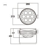 LIGHT4ME FRAME PAR 7x12 LED RGBW Spotlight Lichteffekt