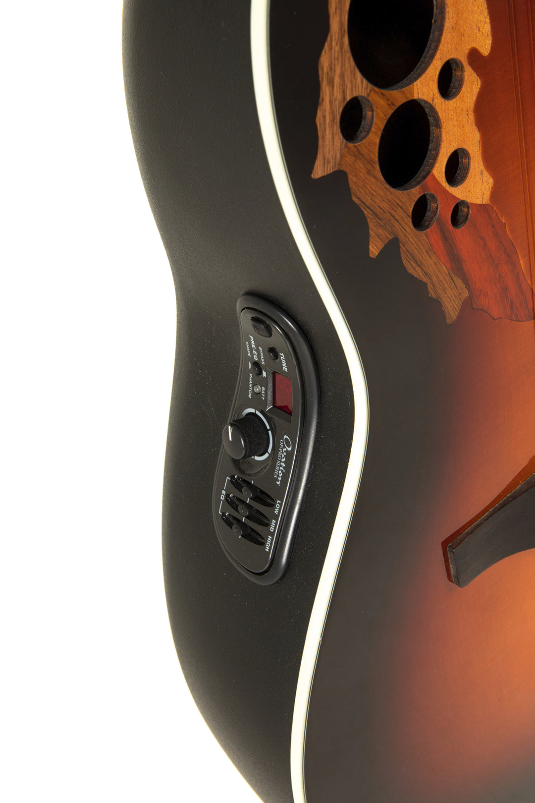 Ovation E-Acoustic Gitarren Standard Elite Deep Contour Cutaway 12-string - New England Burst (2758AX-NEB-G)