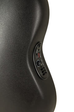 Ovation E-Akustik Gitarren Elite TX Mid Cutaway - Black Textured (1778TX-5-G)