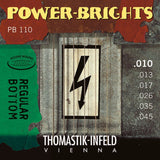 Thomastik-Infeld Saiten für E-Gitarre Power Brights Serie - Set 010 (PB110)