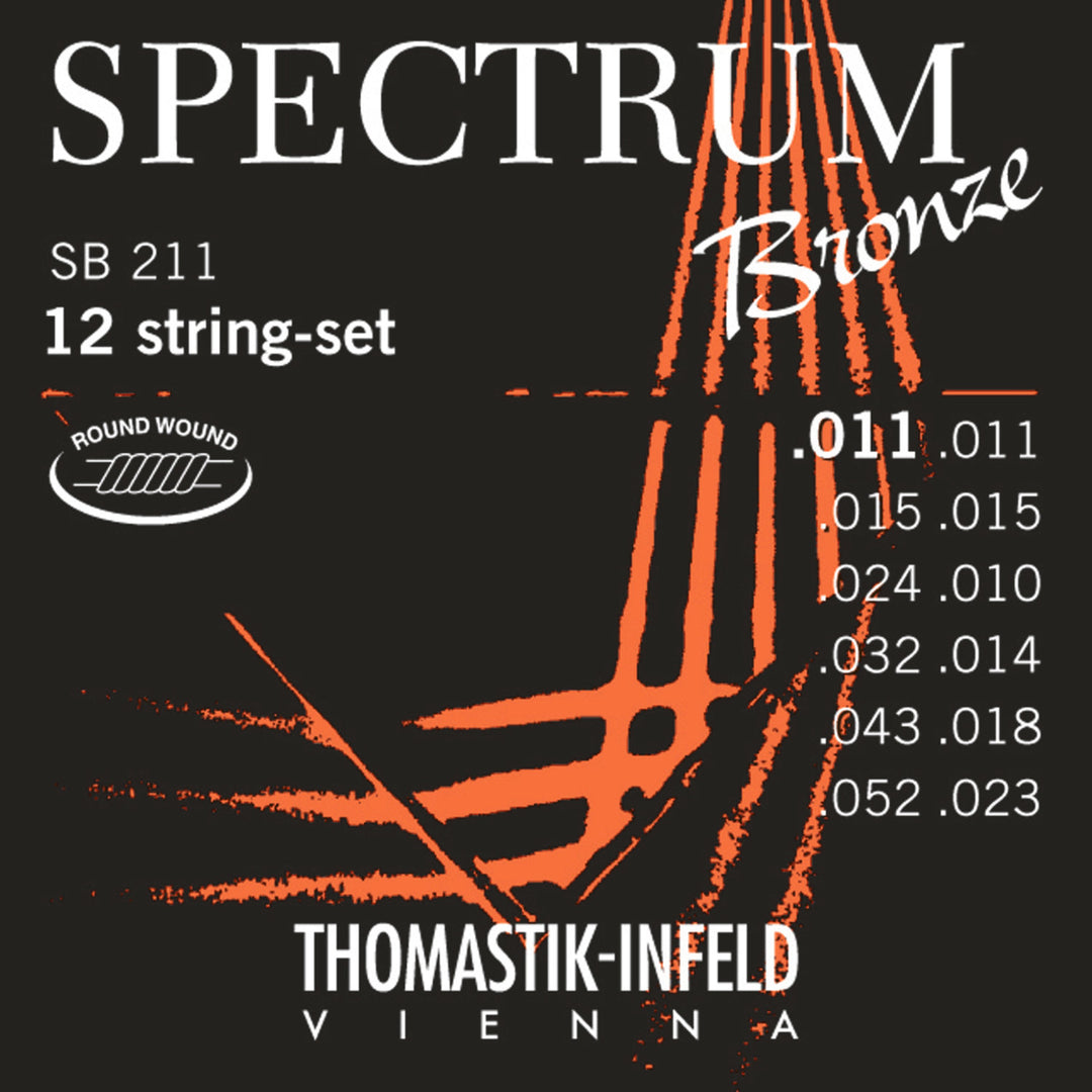 Thomastik-Infeld Saiten für Akustikgitarren Spectrum Bronze Series - Set (SB 211)