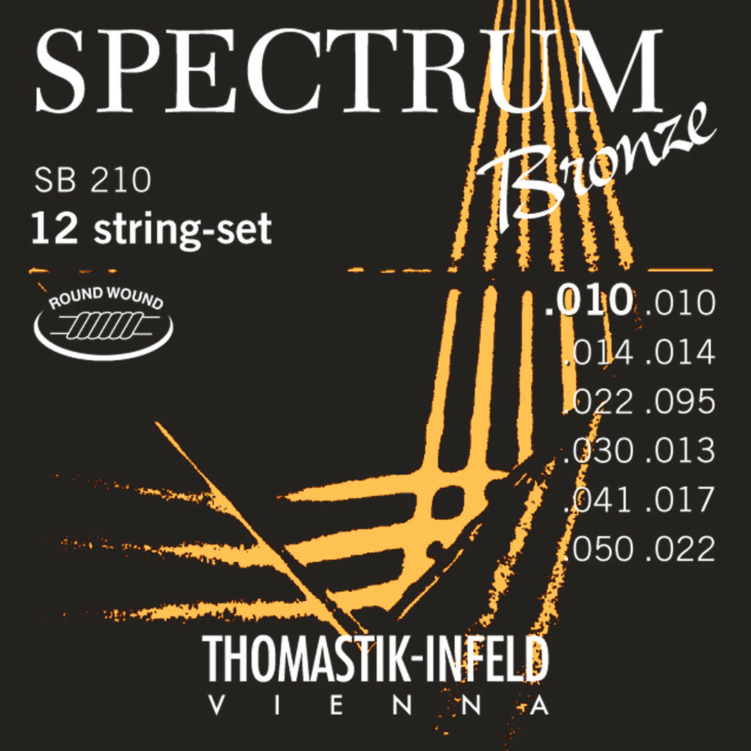 Thomastik-Infeld Saiten für Akustikgitarren Spectrum Bronze Serie - Set (SB 210)