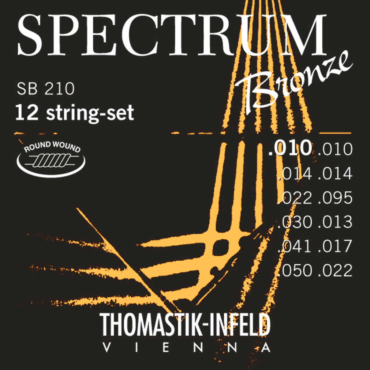 Thomastik-Infeld Saiten für Akustikgitarren Spectrum Bronze Serie - Set (SB 210)