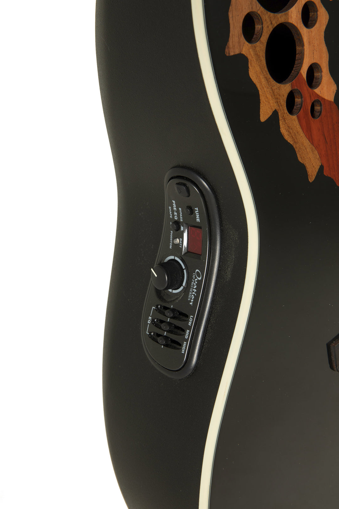 Ovation E-Akustik-Gitarren Standard Elite Deep Contour Cutaway - Black (2778AX-5-G)