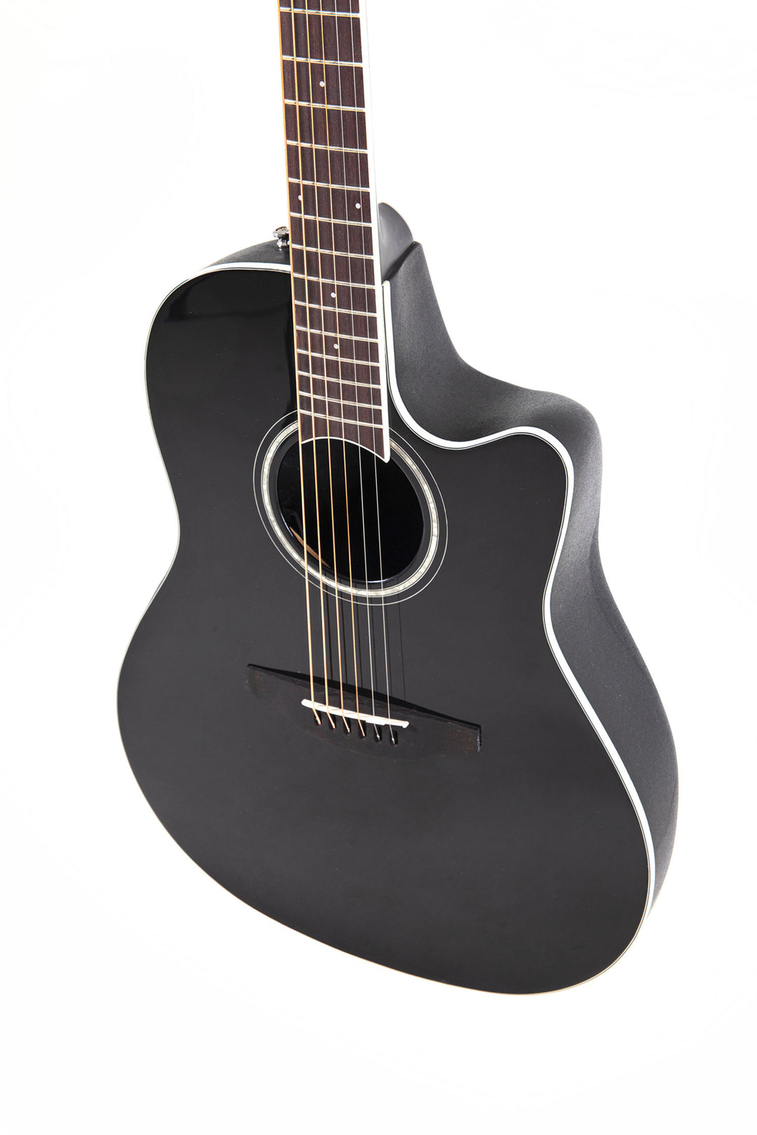 Ovation E-Akustik-Gitarren Celebrity CS Standard Mid Cutaway - Black (CS24-5-G)