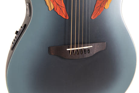 Ovation E-Akustik-Gitarren Celebrity Elite Mid Cutaway - Reverse Blue Burst (CE44-RBB-G)