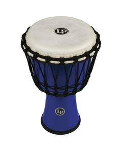 Latin Percussion Djembe World 7-inch Rope Tuned Circle – blau (LP1607BL)
