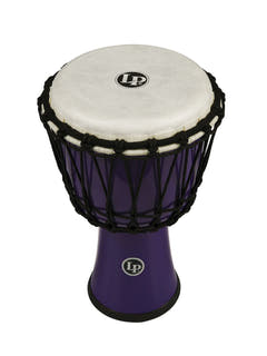 Latin Percussion Djembe World 7-inch Rope Tuned Circle - Purple (LP1607PL)