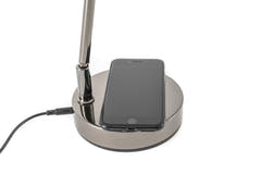 GEWA Klavierlampe PL-78 - Black Chrom, glänzend