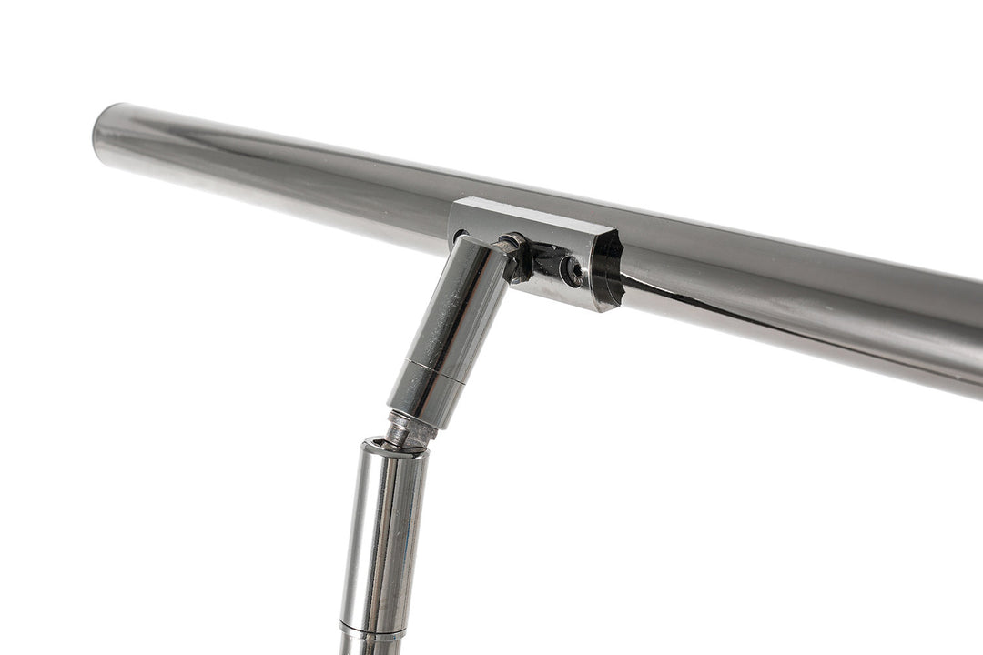 GEWA Klavierlampe PL-78 - Black Chrom, glänzend