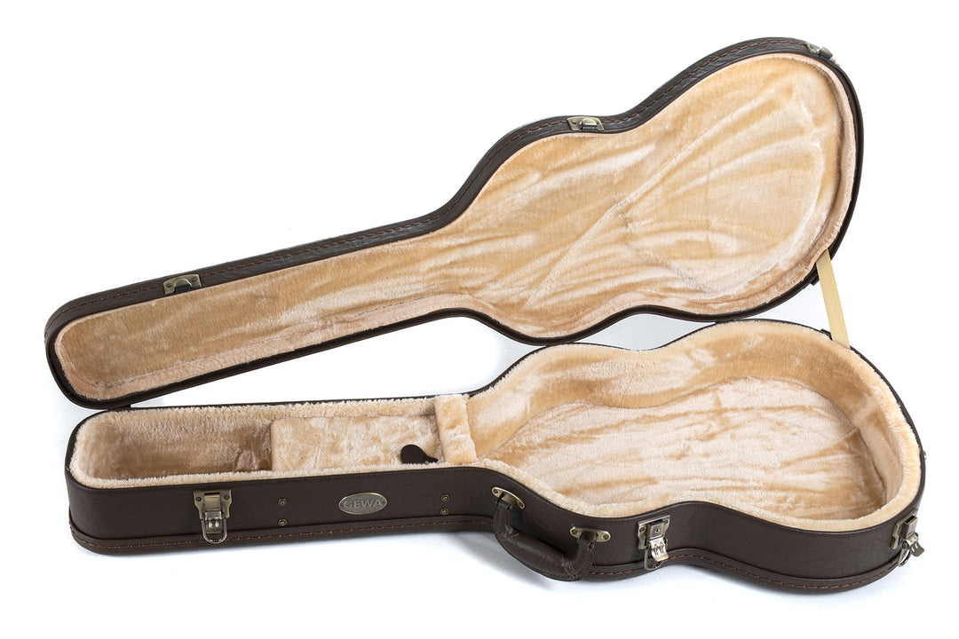 GEWA Gitarren case Arched Top Prestige Braun - Klassische Gitarren
