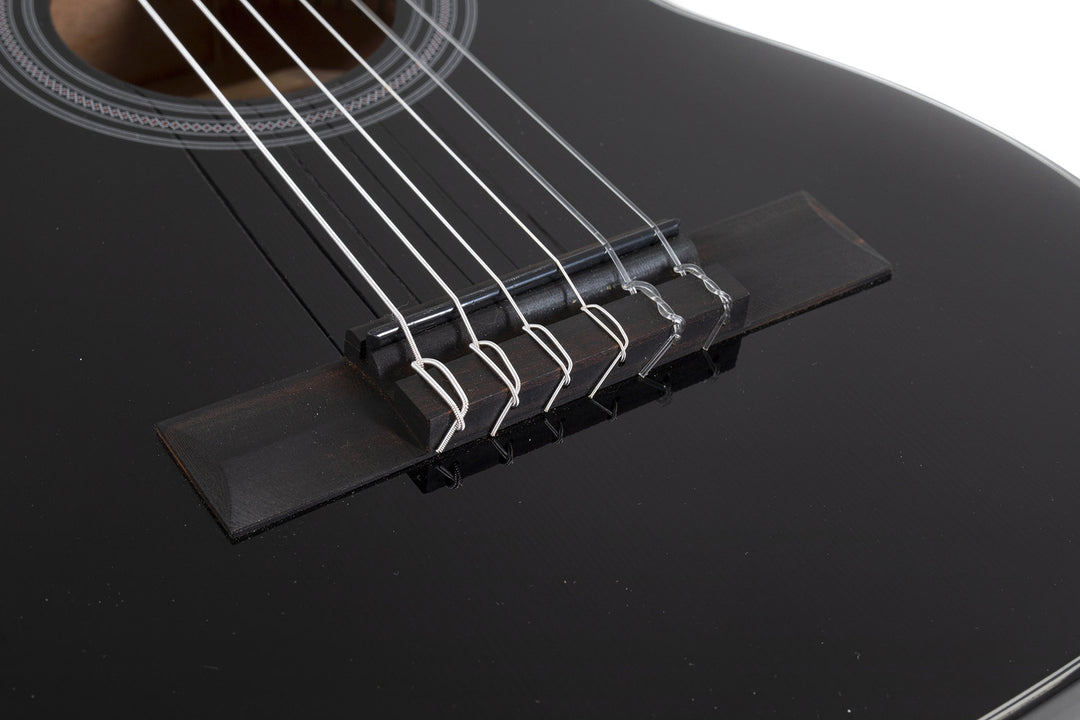 GEWA Klassische Gitarre Student schwarz - 1/4 Größe schwarz
