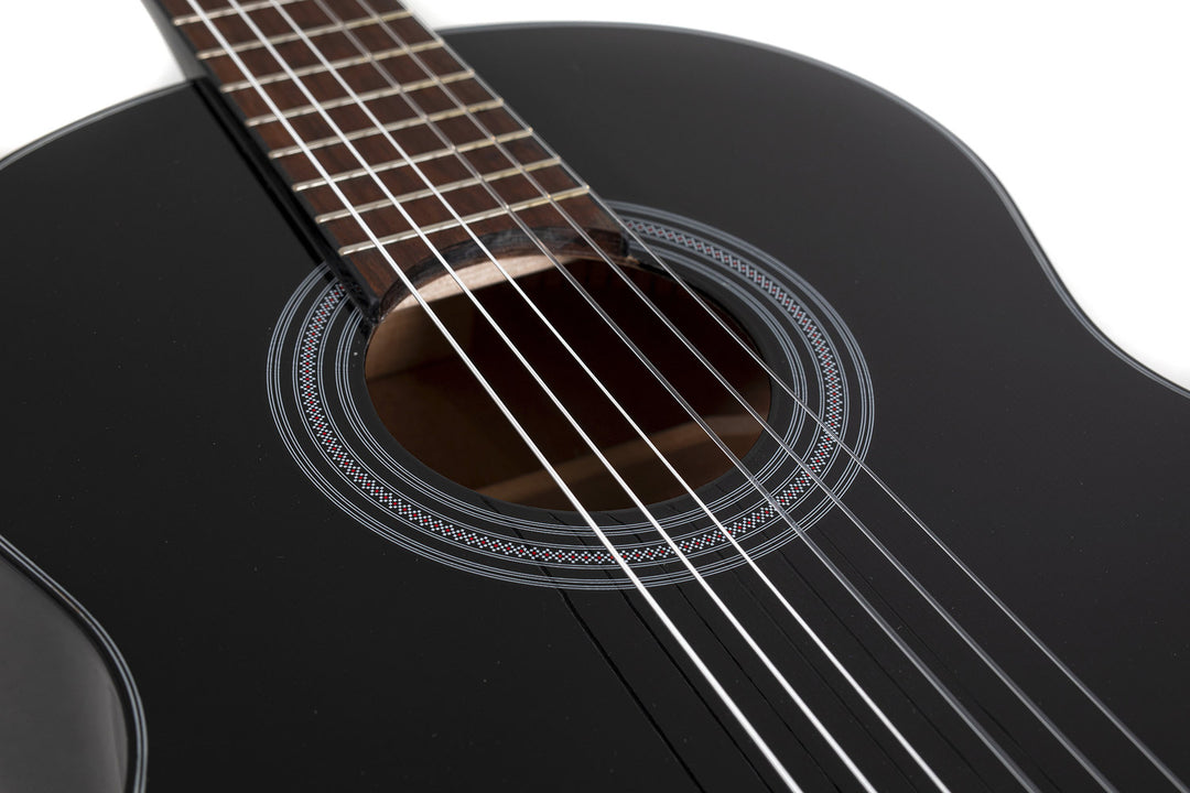 GEWA Klassische Gitarre Student schwarz - 3/4 Größe schwarz