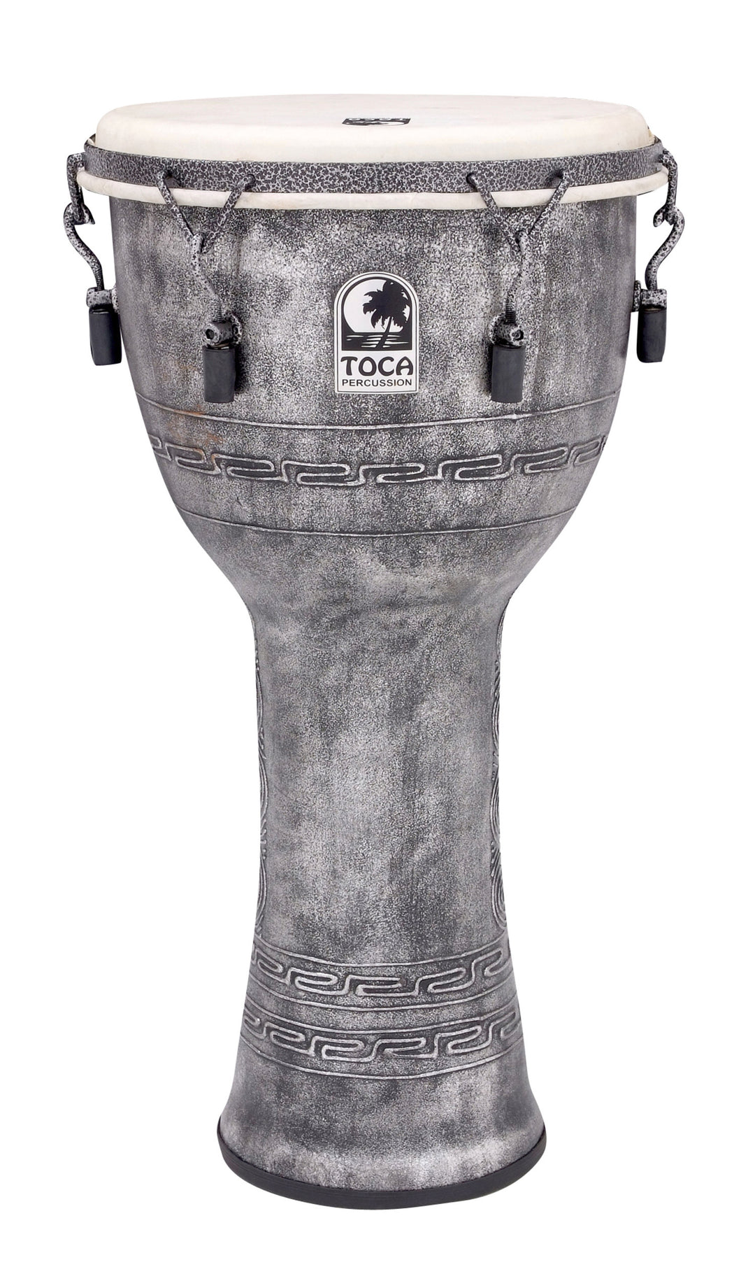 Toca Djembe Freestyle Mechanisch Gestimmt - Antik Silber (SFDMX-12AS)