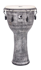 Toca Djembe Freestyle Mechanisch Gestimmt - Antik Silber (SFDMX-12AS)