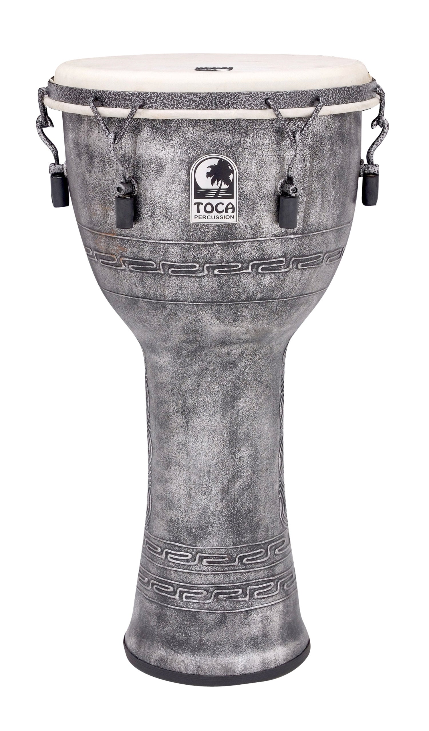 Toca Djembe Freestyle Mechanisch Gestimmt - Antik Silber (SFDMX-12AS)
