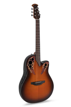 Ovation E-Acoustic Gitarren Celebrity Elite Mid Cutaway - Sunburst (CE44-1-G)