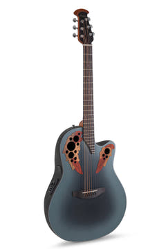 Ovation E-Akustik-Gitarren Celebrity Elite Mid Cutaway - Reverse Blue Burst (CE44-RBB-G)