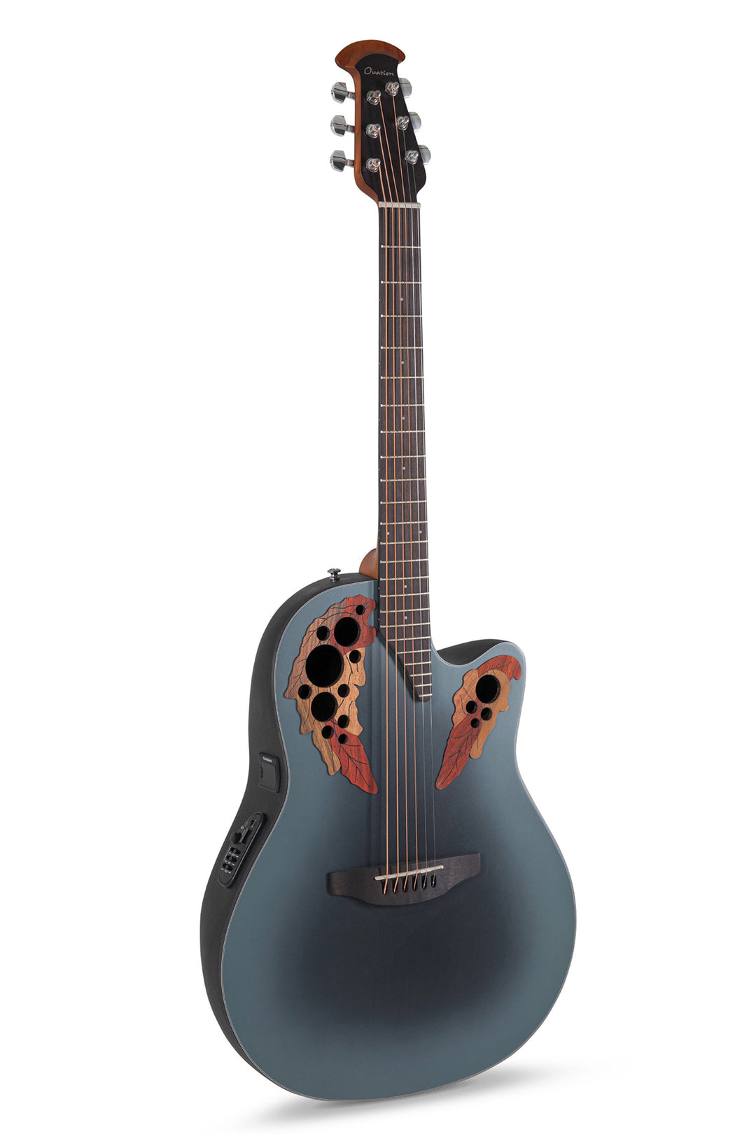 Ovation E-Akustik-Gitarren Celebrity Elite Mid Cutaway - Reverse Blue Burst (CE44-RBB-G)