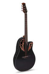 Ovation E-Akustik-Gitarren Celebrity Elite Mid Cutaway - Black (CE44-5-G)
