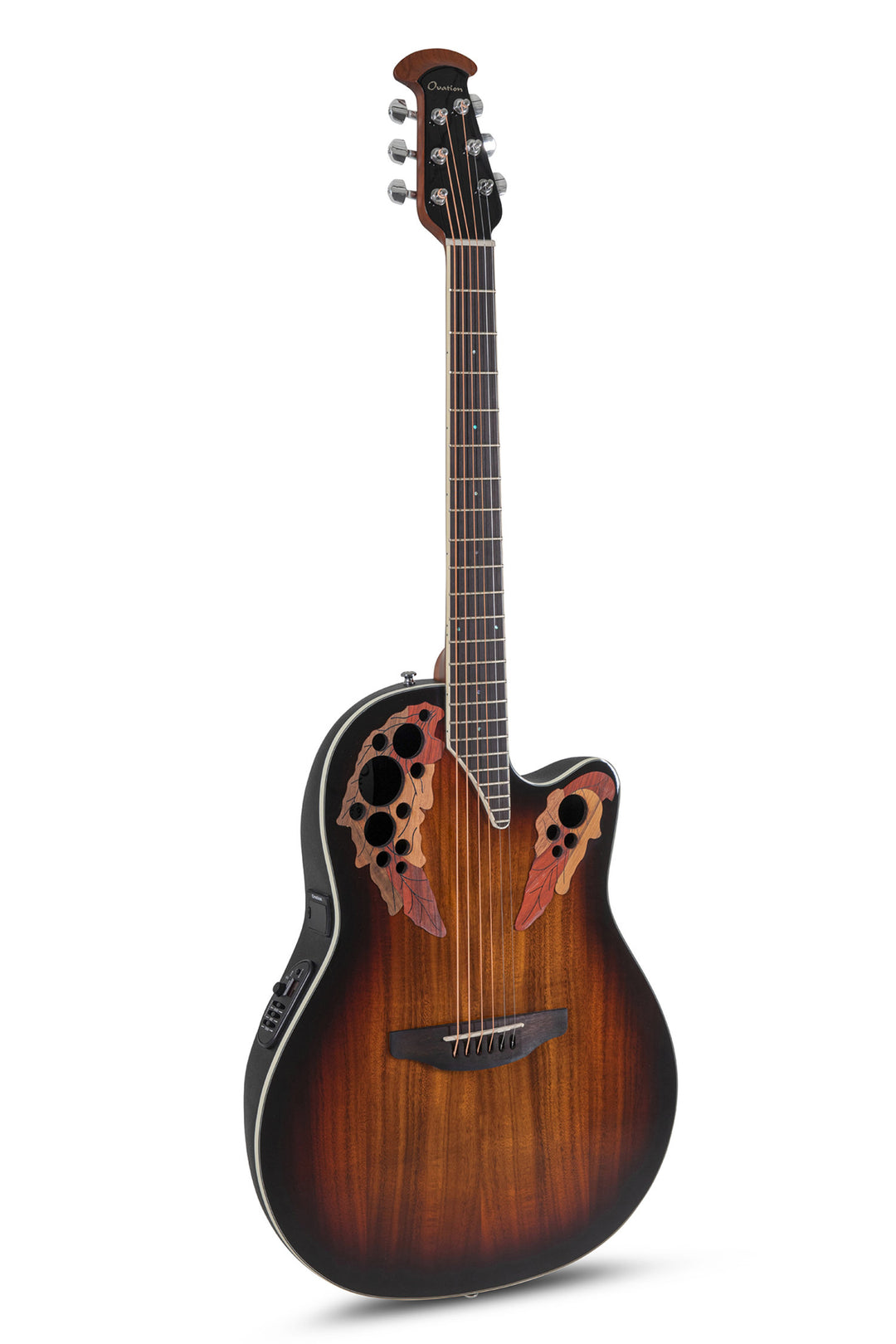 Ovation E-Akustik Gitarren Celebrity Elite Plus Super Shallow - Koa Burst (CE48P-KOAB-G)