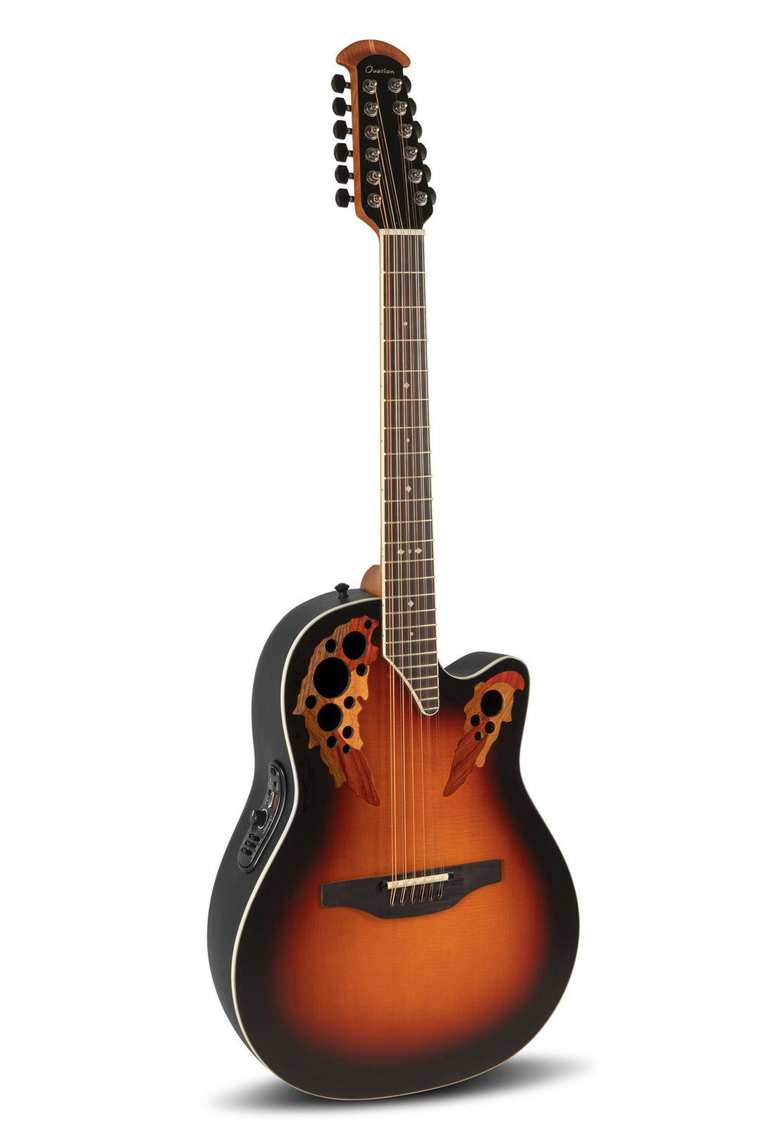 Ovation E-Acoustic Gitarren Standard Elite Deep Contour Cutaway 12-string - New England Burst (2758AX-NEB-G)