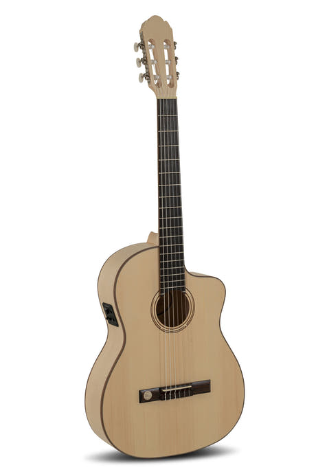 GEWA E-Akustik Konzertgitarre Pro Natura Silver Samba - E-Akustik (Cutaway)