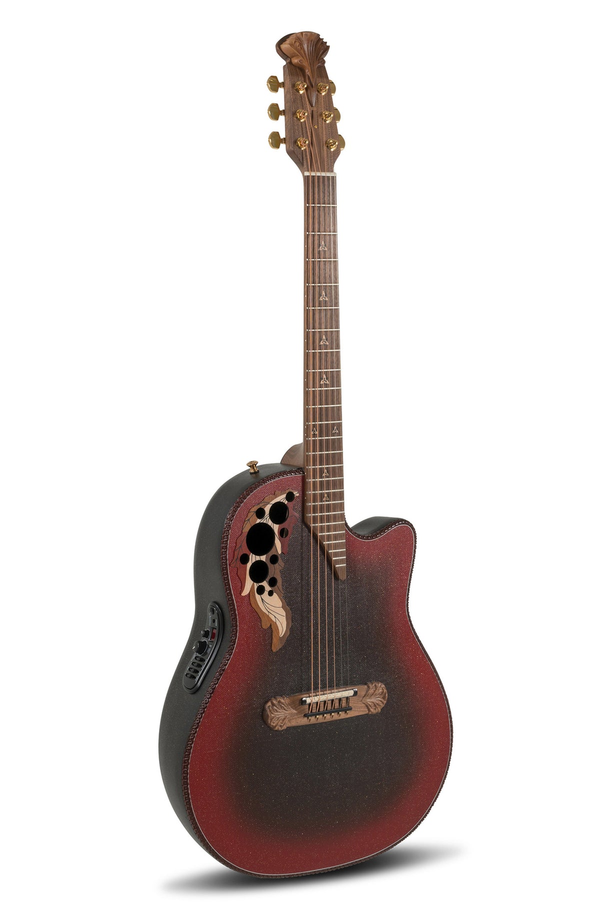 Adamas E-Akustik Gitarren 2087GT Deep Contour Cutaway - Reverse Red Burst (2087GT-2-G)