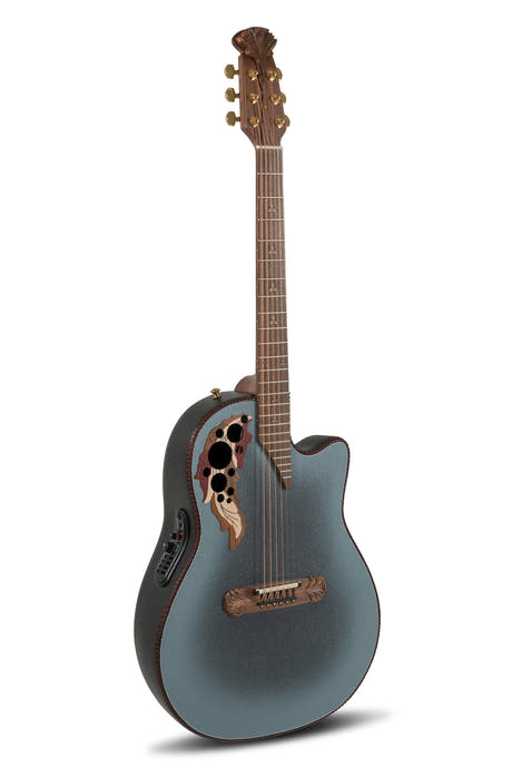 Adamas E-Akustik Gitarren 2087GT Deep Contour Cutaway - Reverse Blue Burst (2087GT-8-G)