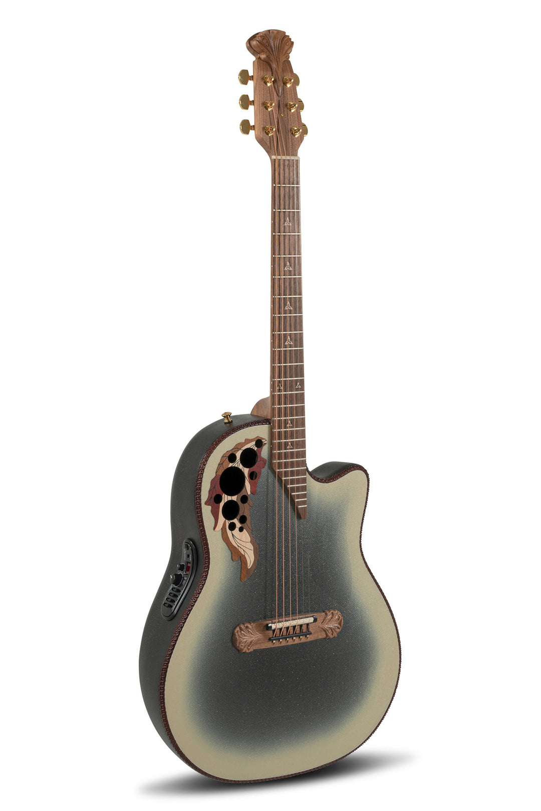 Adamas E-Akustik Gitarren 2087GT Deep Contour Cutaway - Reverse Beige Burst (2087GT-7-G)