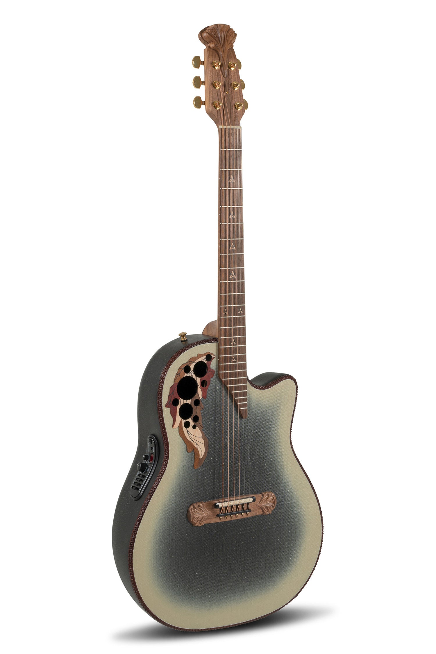 Adamas E-Akustik Gitarren 2087GT Deep Contour Cutaway - Reverse Beige Burst (2087GT-7-G)